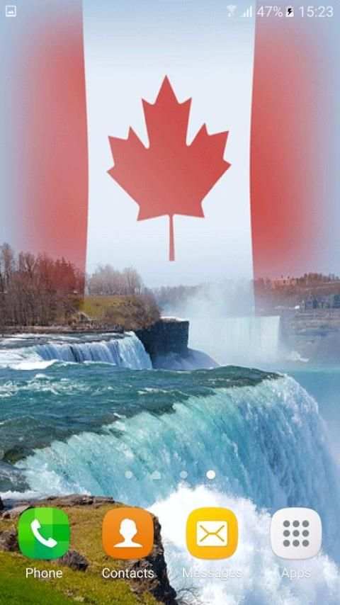 3d Canadian Flag Wallpapers screenshot 1