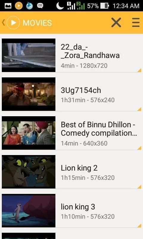 AC3 Video Player 4 تصوير الشاشة