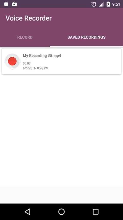 CB Voice Recorder screenshot 1