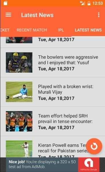 Cricket Live Score screenshot 3