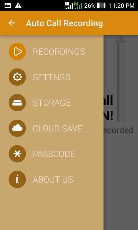 Auto Call Recording स्क्रीनशॉट 1