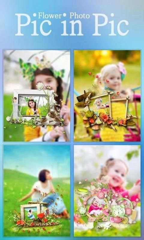 Pic in Pic (PIP) Flower Photo screenshot 12