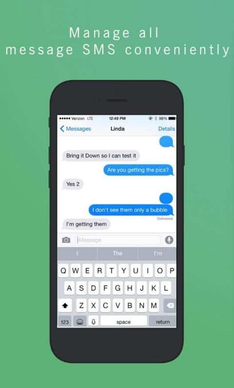 iMessenger: SMS OS9 screenshot 1