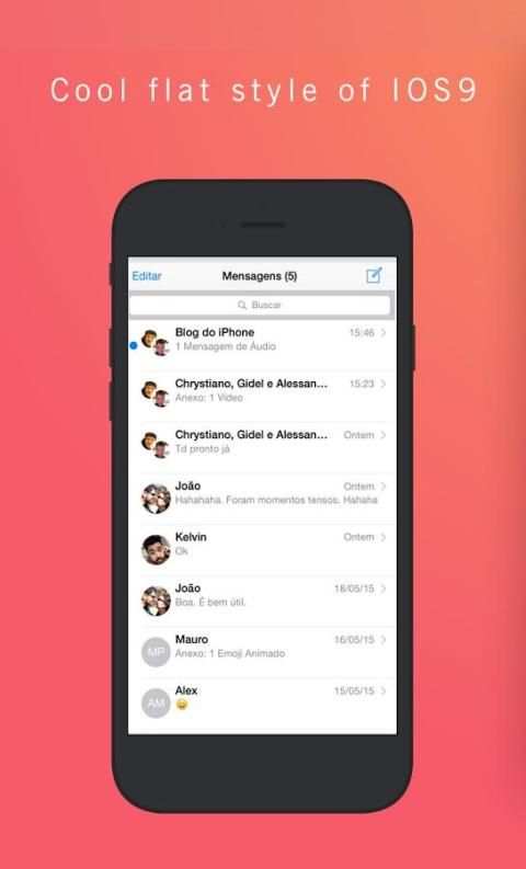 iMessenger: SMS OS9 screenshot 4