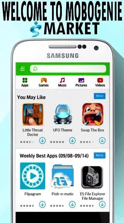 New Mobogenie Market guide screenshot 2