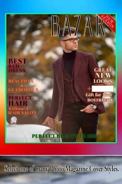 Magazine Cover Photo Frame скриншот 2