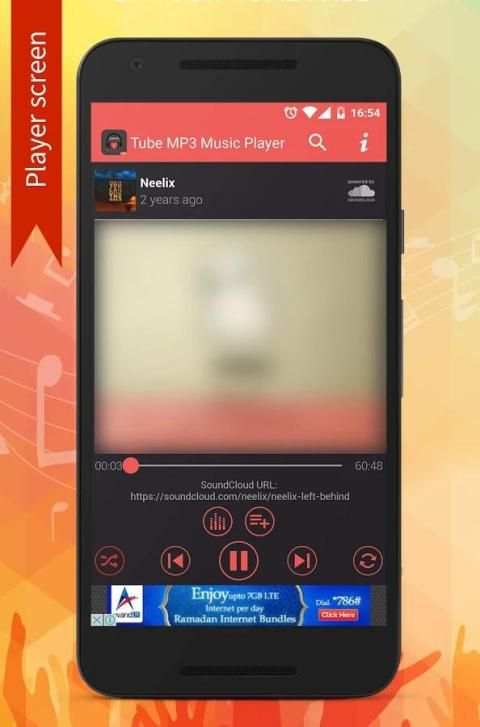 Tube MP3 Music Player 3 تصوير الشاشة