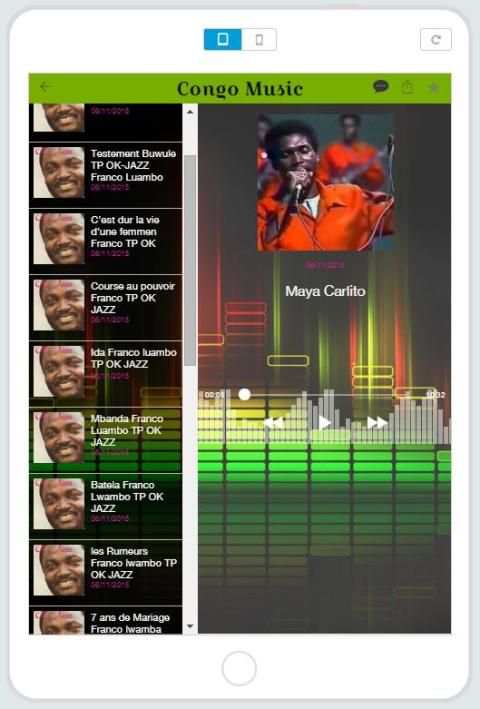 Congo Music 2 تصوير الشاشة