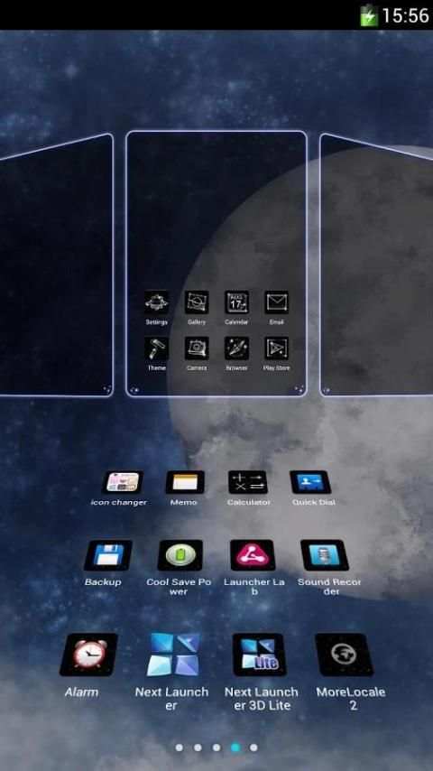 Next Constellation3D Theme 4 تصوير الشاشة