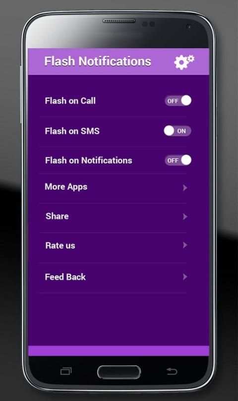 flashlight on call скриншот 2