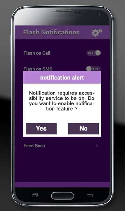 flashlight on call скриншот 1