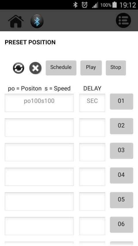 Arduino BT Camera Slider screenshot 3