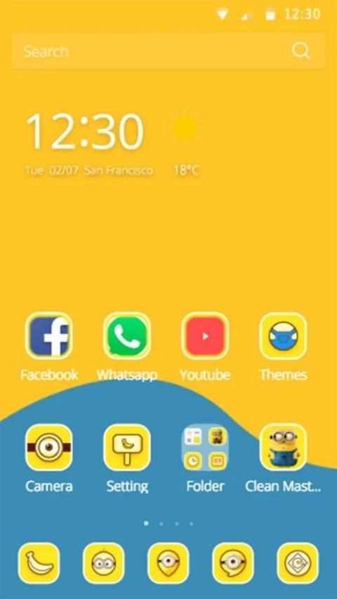 Mini friends theme 4 تصوير الشاشة