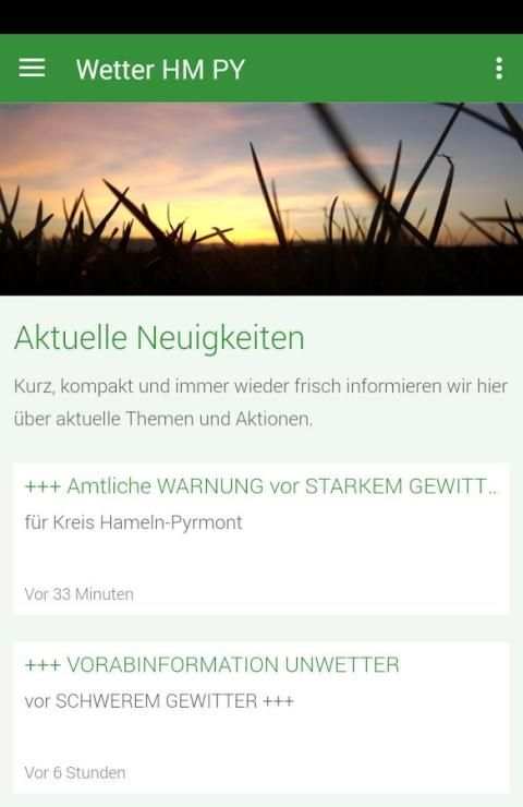 Wetterwarnungen Hameln-Pyrmont screenshot 2