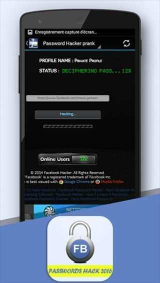 Hack Facebook Prank screenshot 2