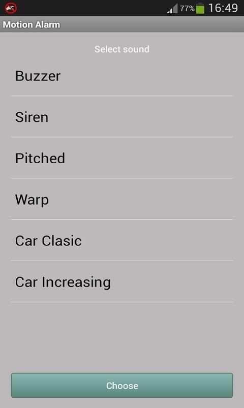 Motion Alarm Anti theft 3 تصوير الشاشة
