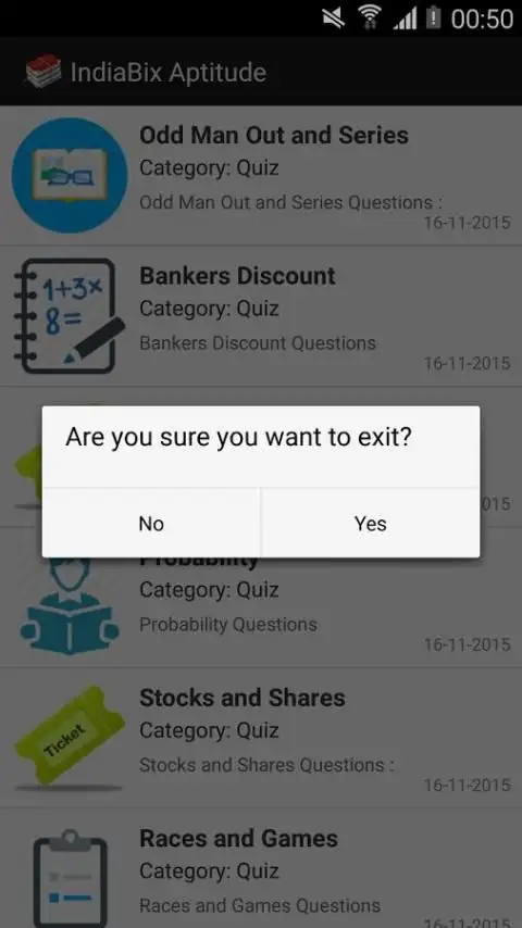 IndiaBix Aptitude screenshot 1