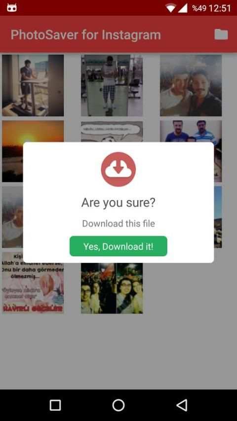Instagram Download foto screenshot 1