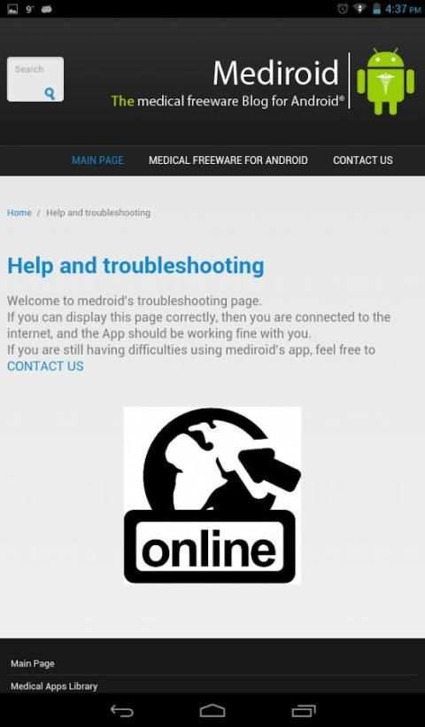 Mediroid | free medical apps screenshot 1