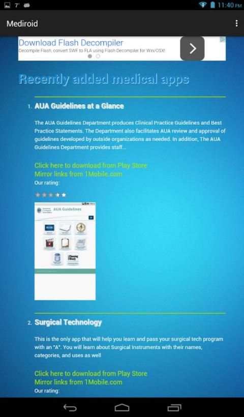 Mediroid | free medical apps screenshot 3