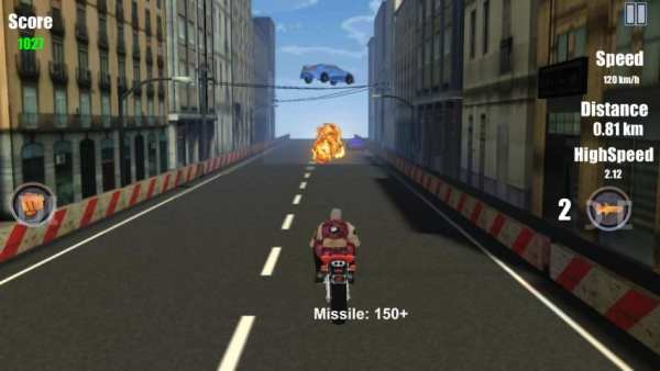 Crime Death Moto Rash Racing 2 screenshot 2