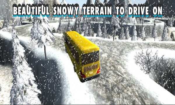 Offroad Snow Hill Bus Drive screenshot 13