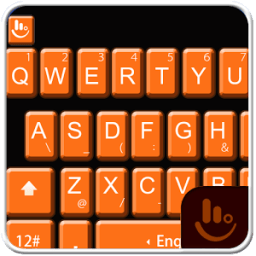 Dark Orange Keyboard Theme आइकन