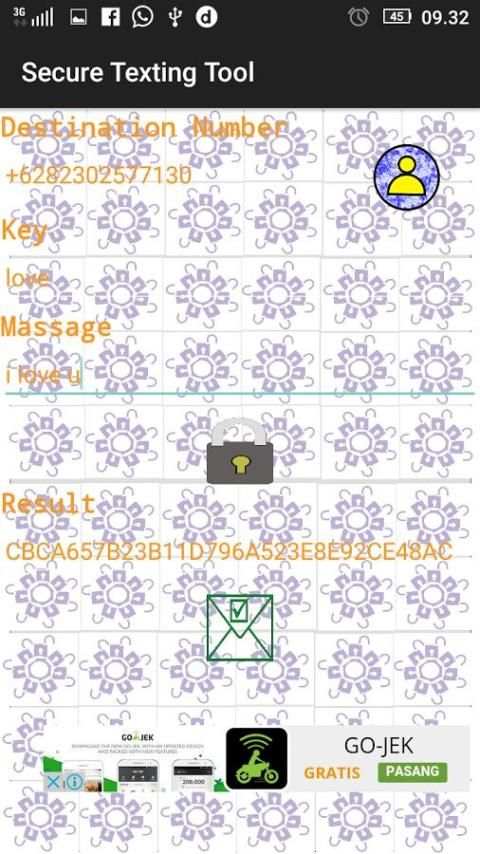 Sms Encryption RC6 скриншот 2