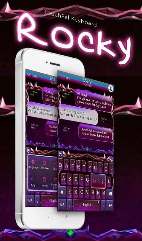 Rocky Keyboard Theme screenshot 4