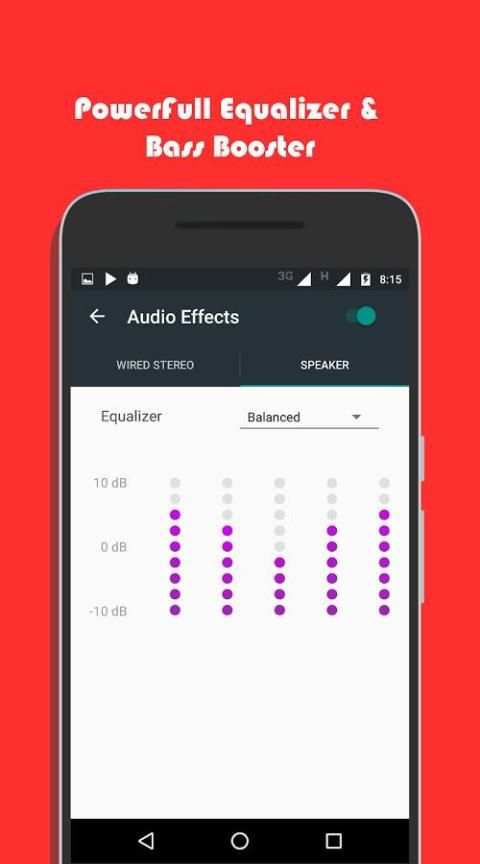Bass Booster Music Player скриншот 3