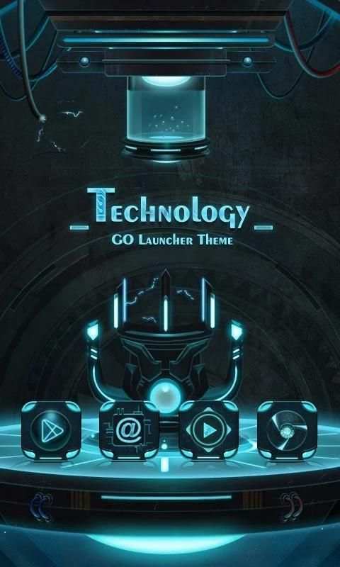 Technology GO Launcher Theme скриншот 3