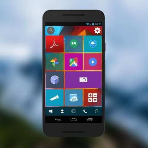 Win Phone 10 Launcher screenshot 2