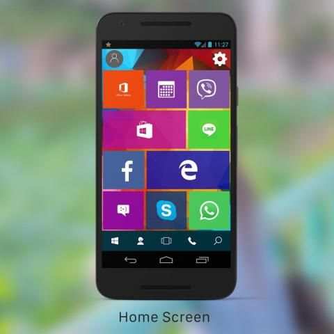 Win Phone 10 Launcher screenshot 4