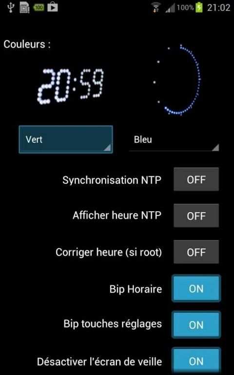 Horloge Gorgy Timing LEDI FREE screenshot 2