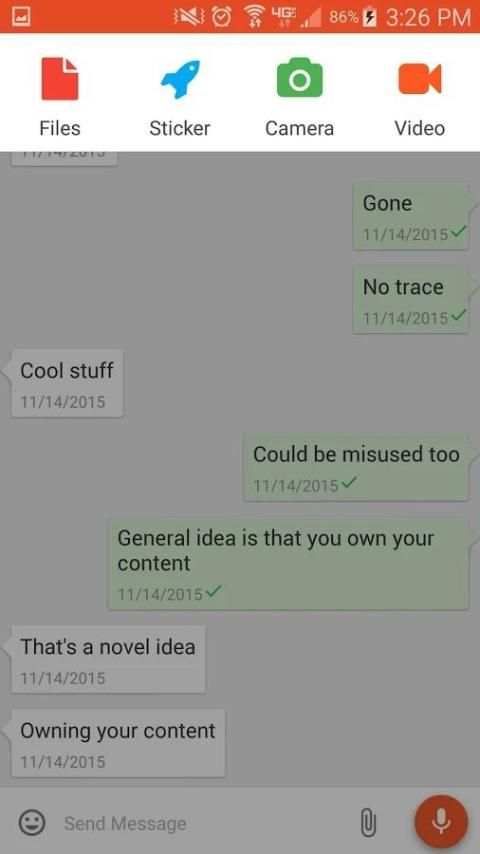 Now Messenger | Real-time screenshot 2