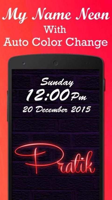 My Name Neon 3 تصوير الشاشة