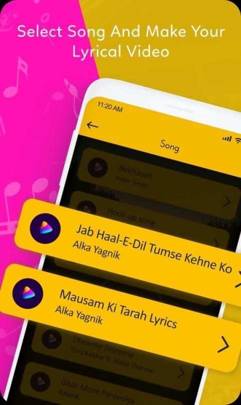 My Photo Old Song Lyrical Video Status Maker स्क्रीनशॉट 4