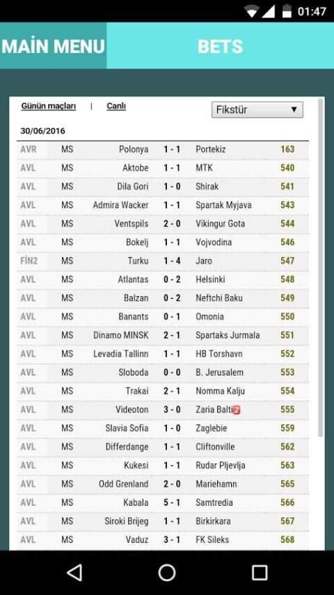Daily Bet screenshot 1
