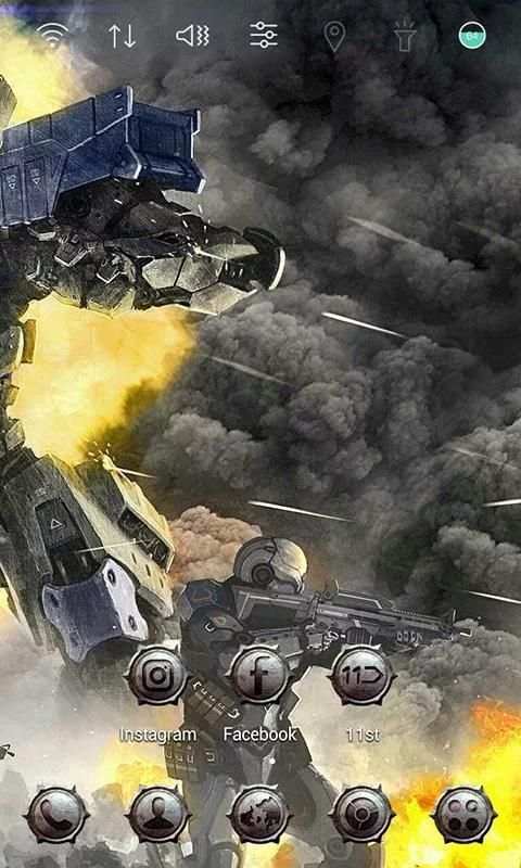 Robot Wars Launcher theme 3 تصوير الشاشة