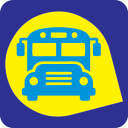 School bus track आइकन