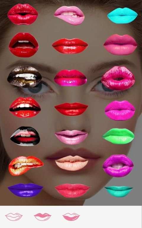 Lips Makeup Camera скриншот 3