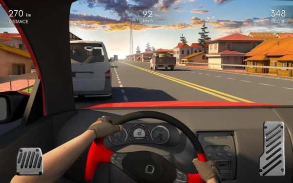 Racing In Car 3D screenshot 2