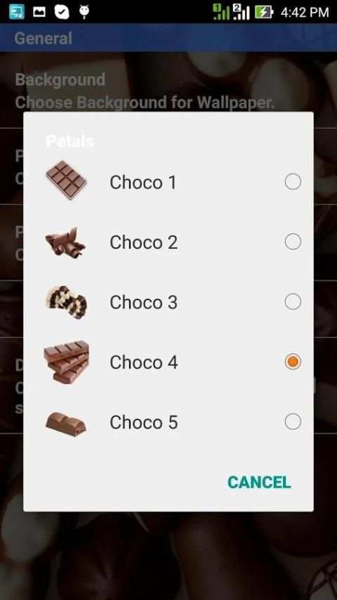 3D Chocolate Live Wallpaper स्क्रीनशॉट 3
