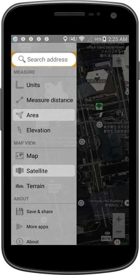 Map Measure Distance 3 تصوير الشاشة