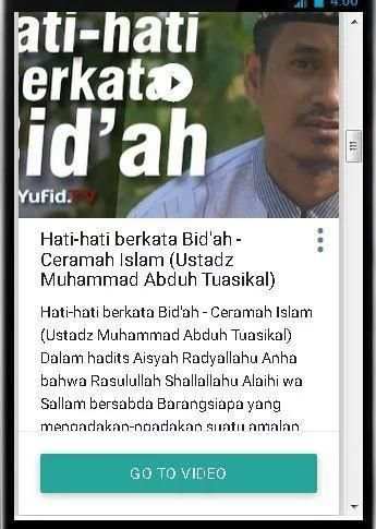 Ceramah Singkat Yufid TV screenshot 2