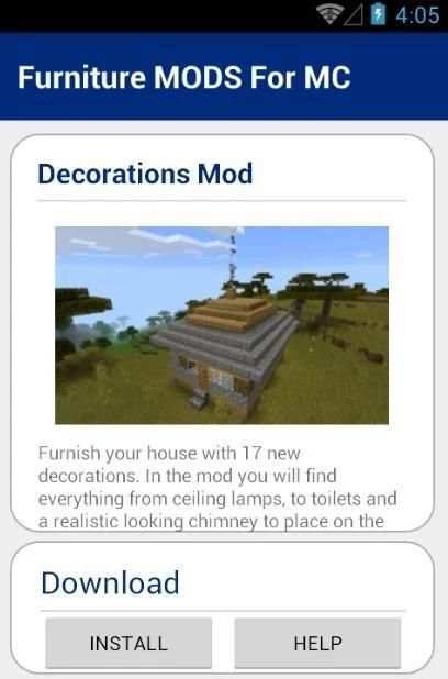 Furniture MODS For MC 4 تصوير الشاشة