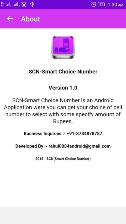 SCN-Smart Choice Number screenshot 1