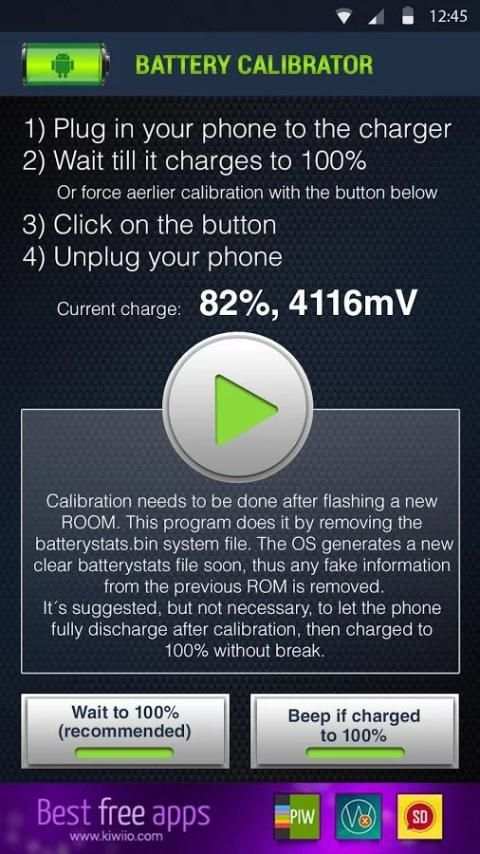 Battery Calibrator screenshot 1