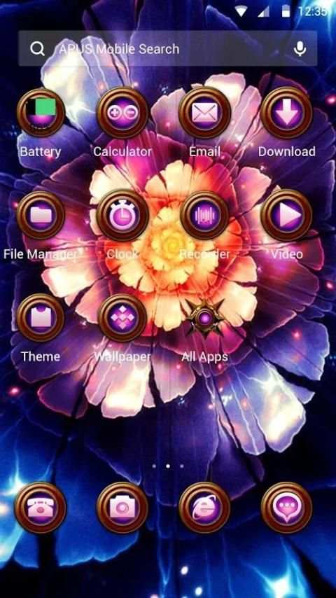 Razortail theme for APUS screenshot 2
