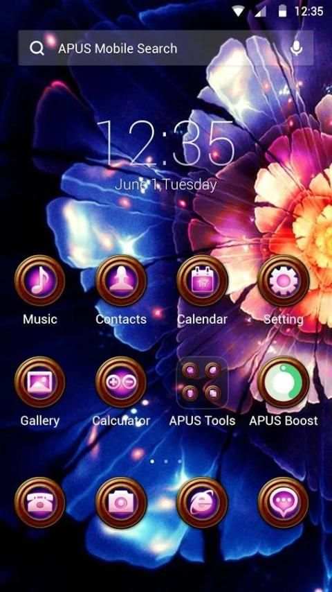 Razortail theme for APUS screenshot 1